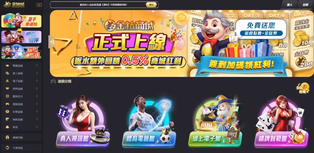 金鈦城財神娛樂城評價介面